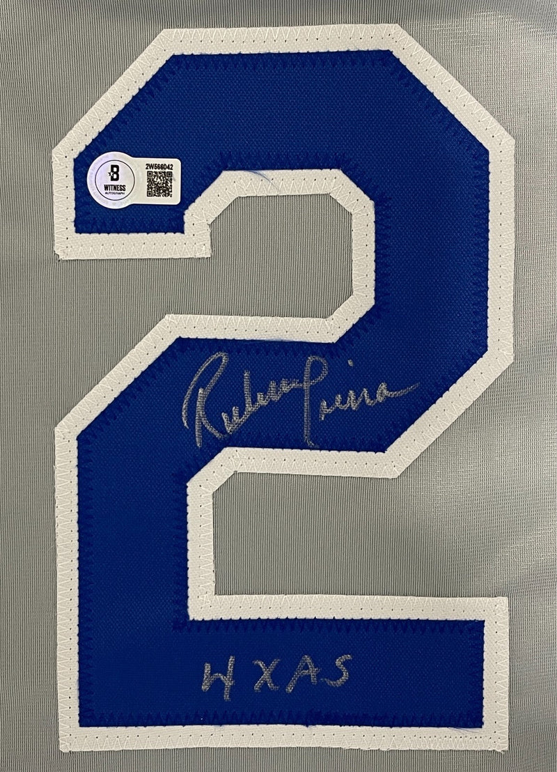 Ruben Sierra Signed Texas Rangers Custom Jersey w/ 4x AS Beckett Witness BAS COA