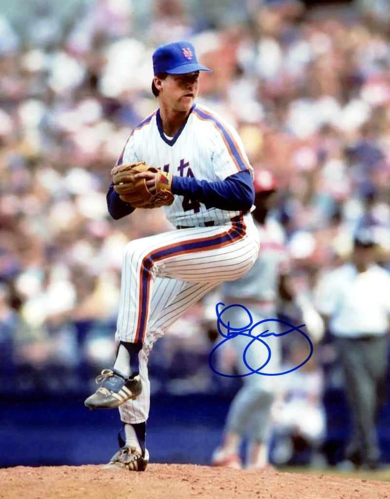 Roger McDowell Signed Autographed New York Mets 8x10 Photo LSCM COA #2