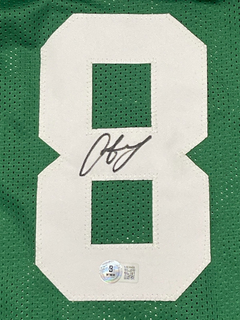 Antoine Walker Signed Boston Celtics Custom Jersey Beckett Witness BAS COA