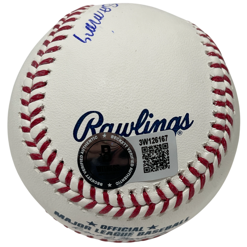 Sammy Sosa Signed ROMLB Baseball w/ Slammin Sammy Insc Beckett Witness BAS COA