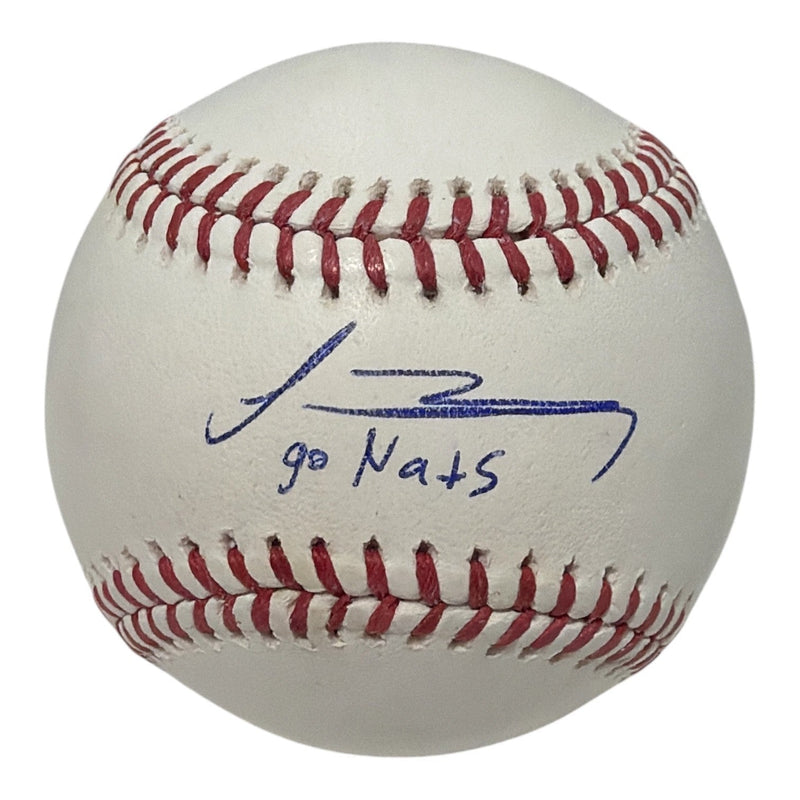 Travis Syroka Signed Autographed ROMLB Baseball w/ Go Nats! JSA COA Nationals