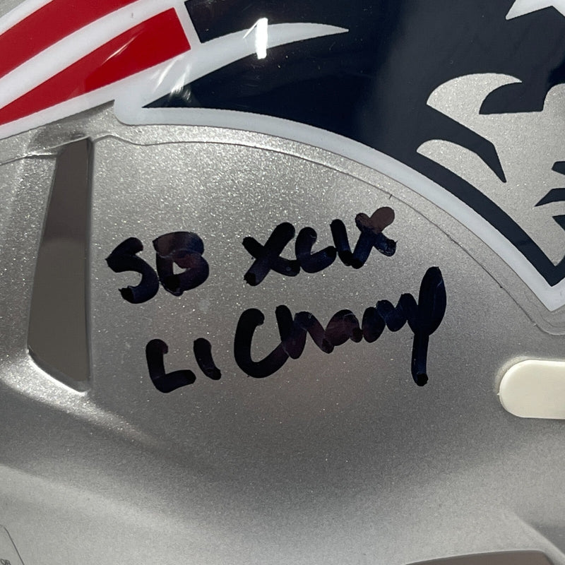 Rob Ninkovich Signed Patriots Speed Mini Helmet w/ SB XLIX LI Beckett W BAS COA