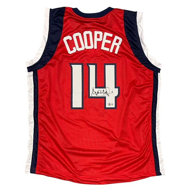 Cynthia Cooper Signed Houston Comets Custom Jersey Beckett Witness BAS COA