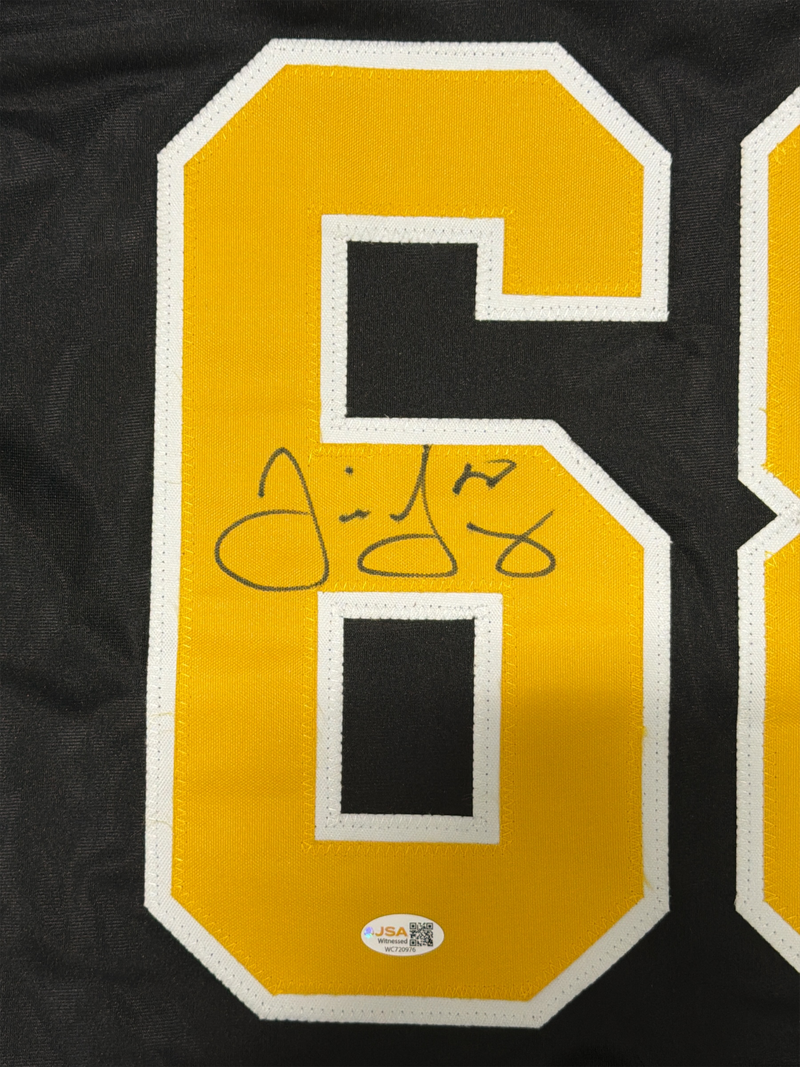 Jaromir Jagr Signed Autographed Pittsburgh Penguins Custom Jersey JSA Wit. COA