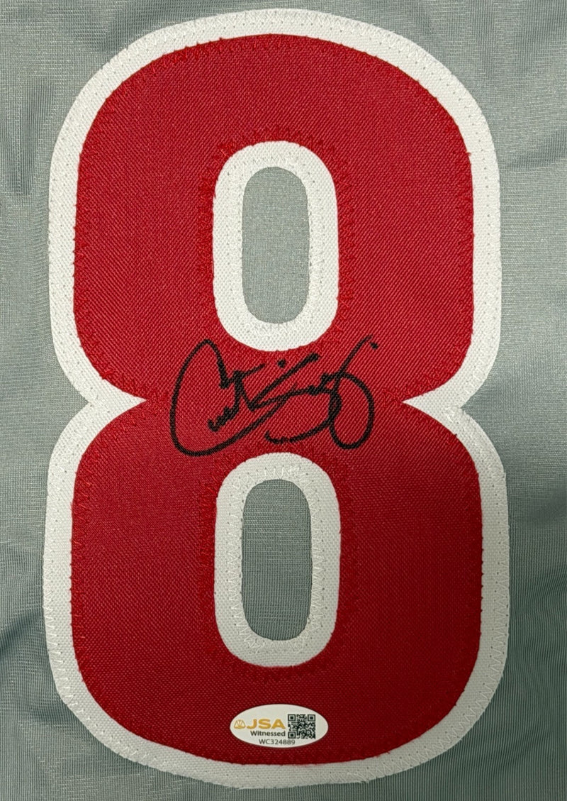 Curt Schilling Signed Philadelphia Phillies Custom Jersey JSA Witness COA