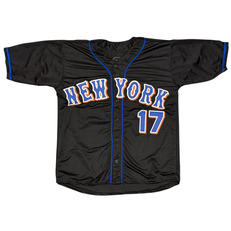 Mike Bordick Signed New York Mets Custom Jersey w/ 2000 NL Champs JSA Wit COA