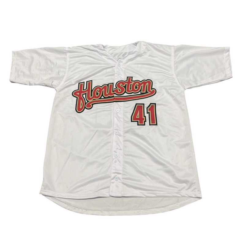 Brandon Backe Signed Houston Astros Custom Jersey w/ Insc Beckett Wit BAS COA