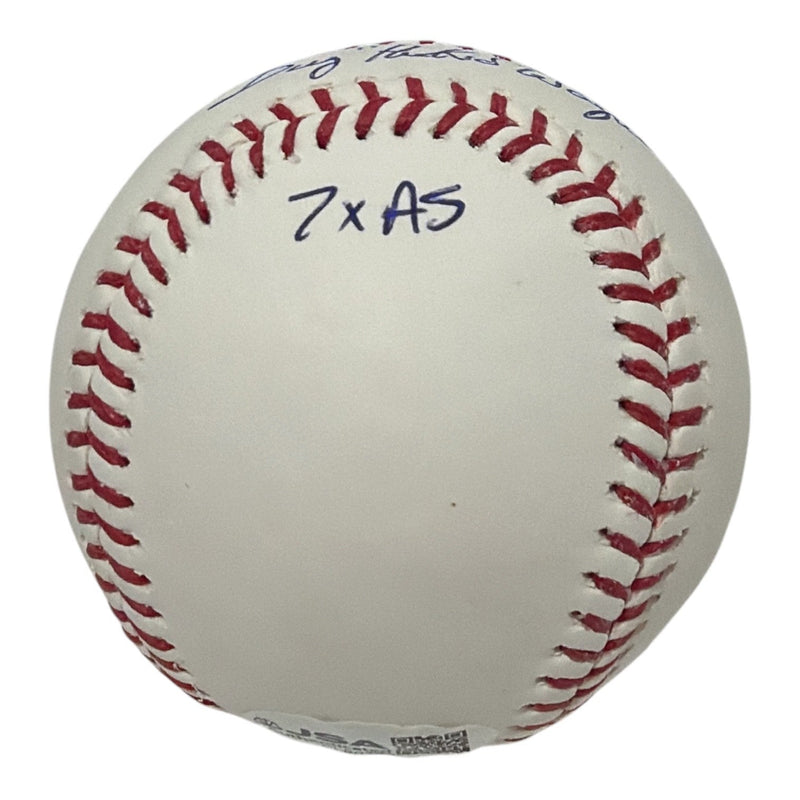 Billy "The Kid" Wanger Signed ROMLB Baseball w/ 3 Insc JSA COA Astros Mets
