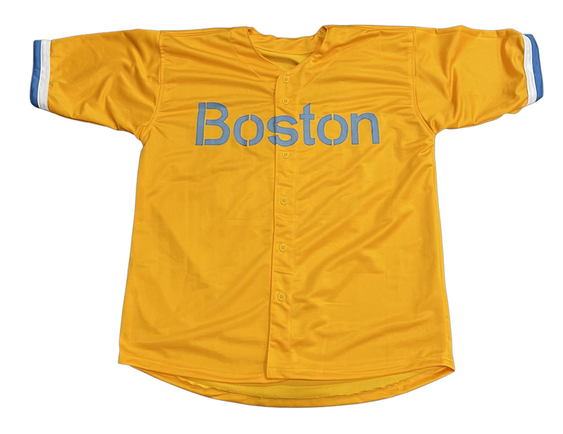 Brayan Bello Signed Red Sox City Connect Custom Jersey Beckett Wit BAS COA