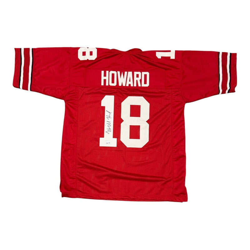 Will Howard Signed Ohio State Buckeyes Custom Jersey Beckett Witness BAS COA