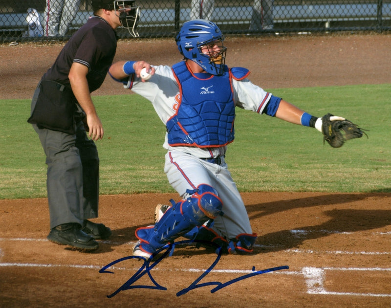 Kevin Plawecki Signed St. Lucie Mets 8x10 Photo LSCM COA #6