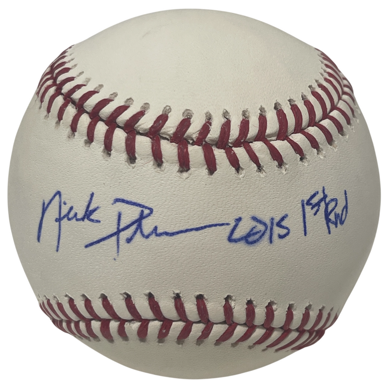Nick Plummer Signed Autographed ROMLB Baseball w/ 1st Rd Insc Cardinals LSCM COA