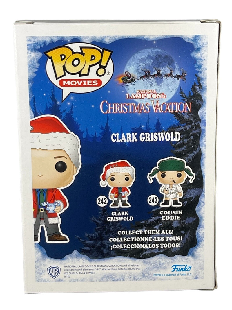 Chevy Chase Signed Auto Clark Griswold Christmas Vacation Funko Pop #242 BAS COA