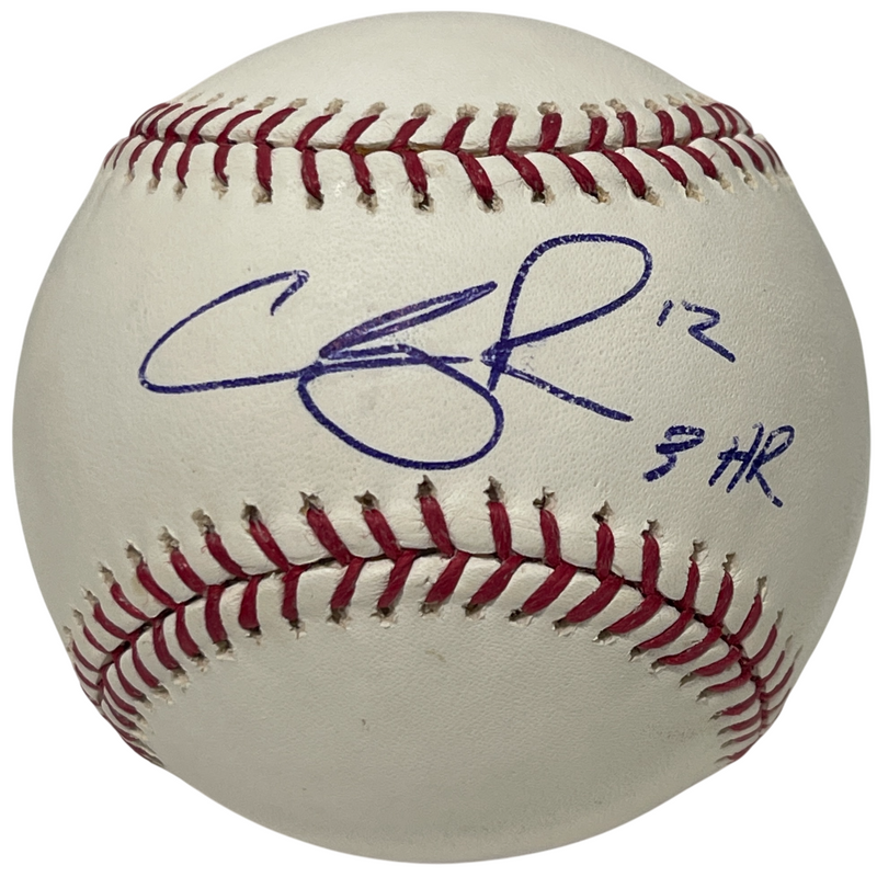 Cody Ross Signed Autographed ROMLB Baseball w/ 3 HR Insc Marlins Giants LSCM COA