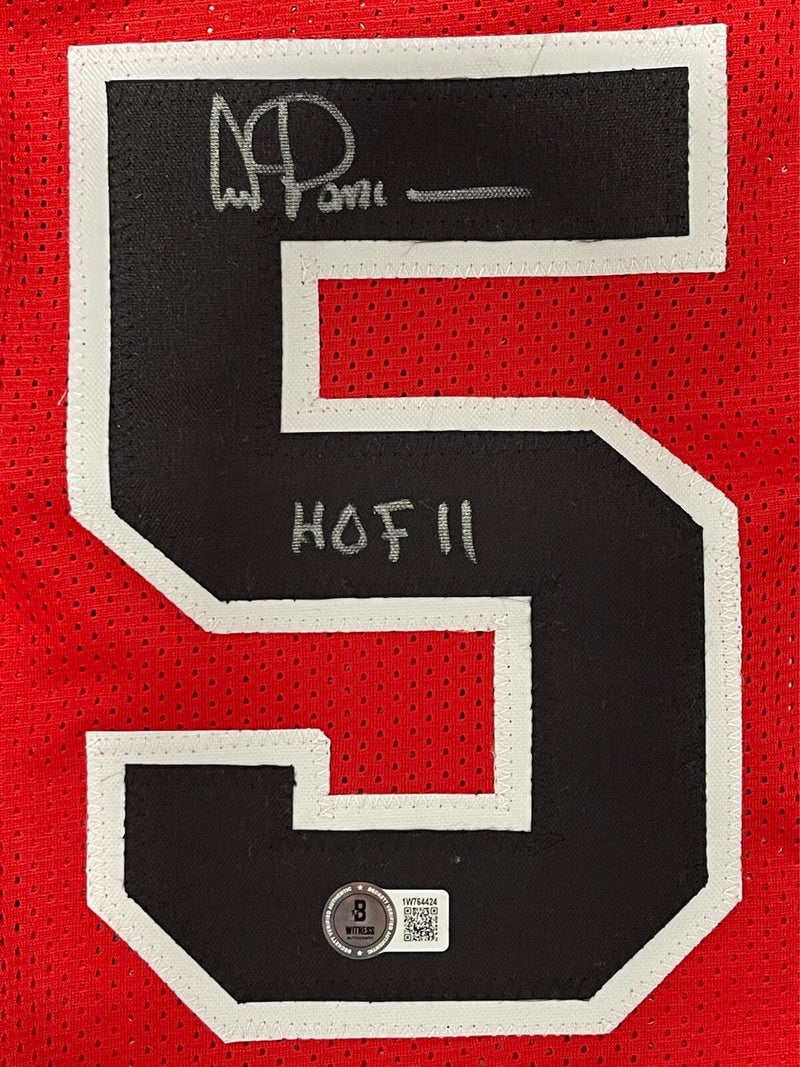 Artis Gilmore Signed Bulls Custom Jersey w/ HOF 11 Beckett Witness BAS COA