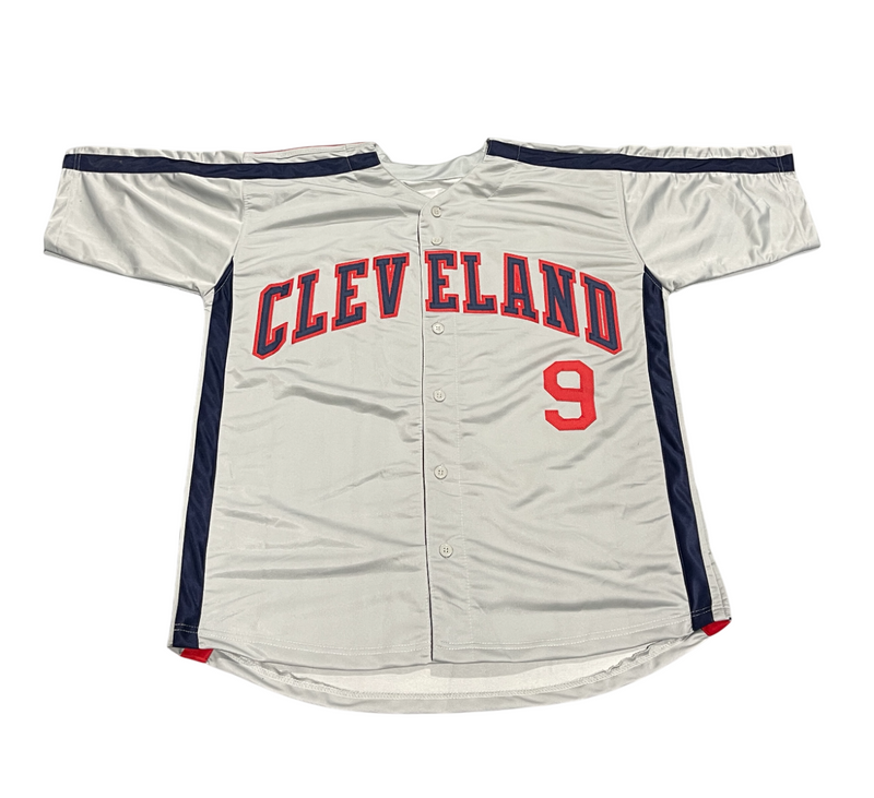 Carlos Baerga Signed Cleveland Custom Jersey Beckett Witness BAS COA
