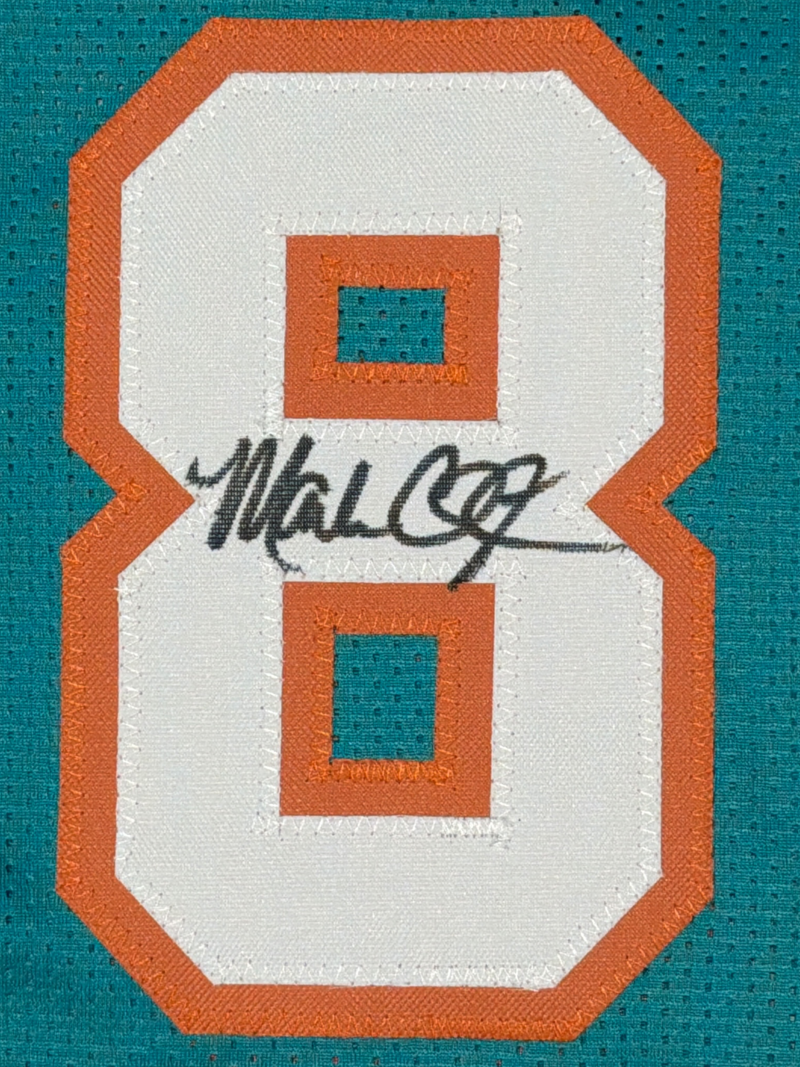 Mark Clayton & Mark Duper Signed Marks Brothers Dolphins Custom Jersey JSA W COA