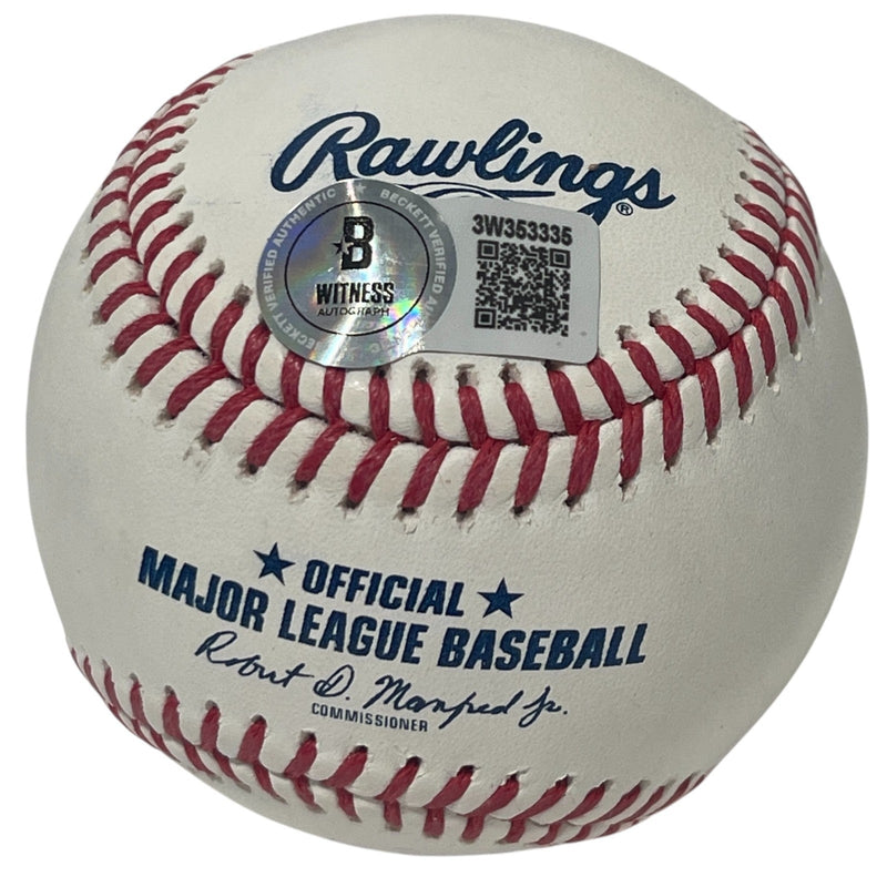 Howard "HOJO" Johnson Signed ROMLB Baseball w/ 2x AS/SS Beckett Witness BAS COA
