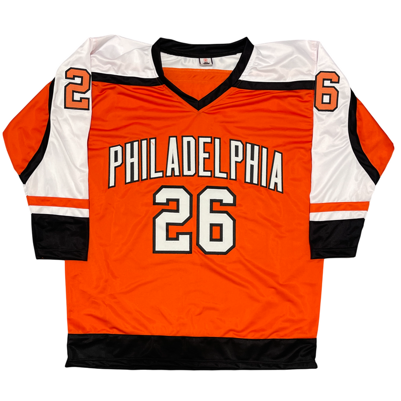 Brian Propp Signed Philadelphia Custom Jersey w/ 2 Insc. Beckett Wit BAS COA