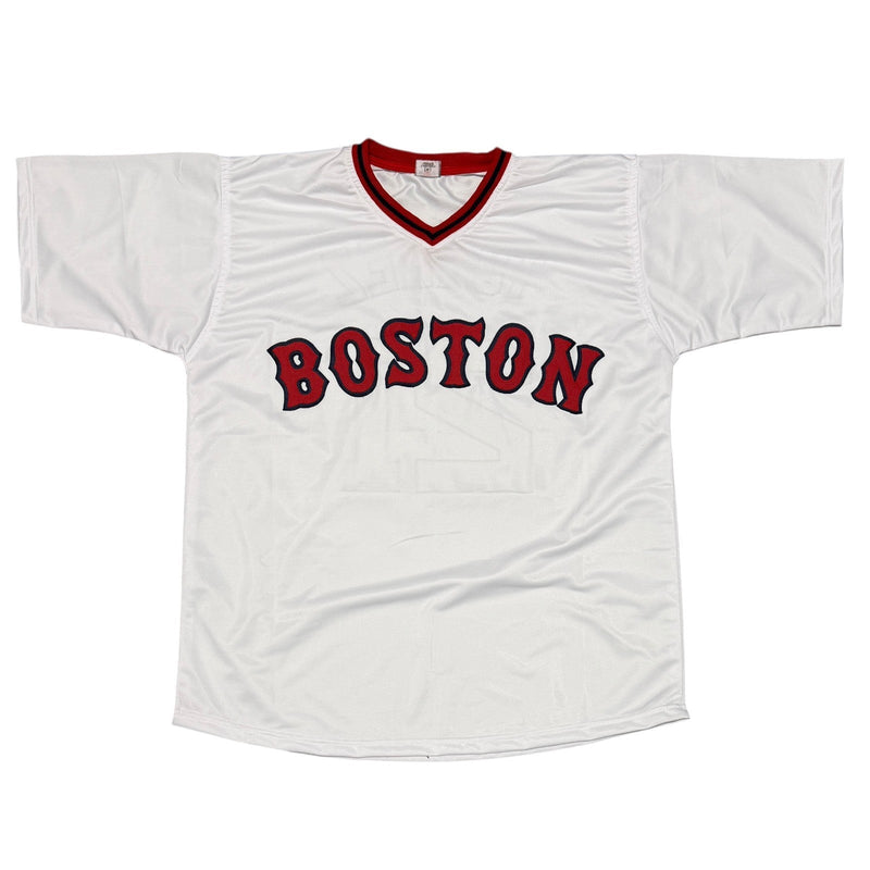 Mike Torrez Signed Red Sox Custom Jersey w/ The Curse of the Bambino JSA Wit COA