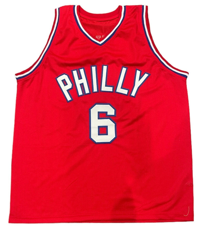 Julius "Dr J" Erving Signed Philly Custom Jersey Beckett Witness BAS COA