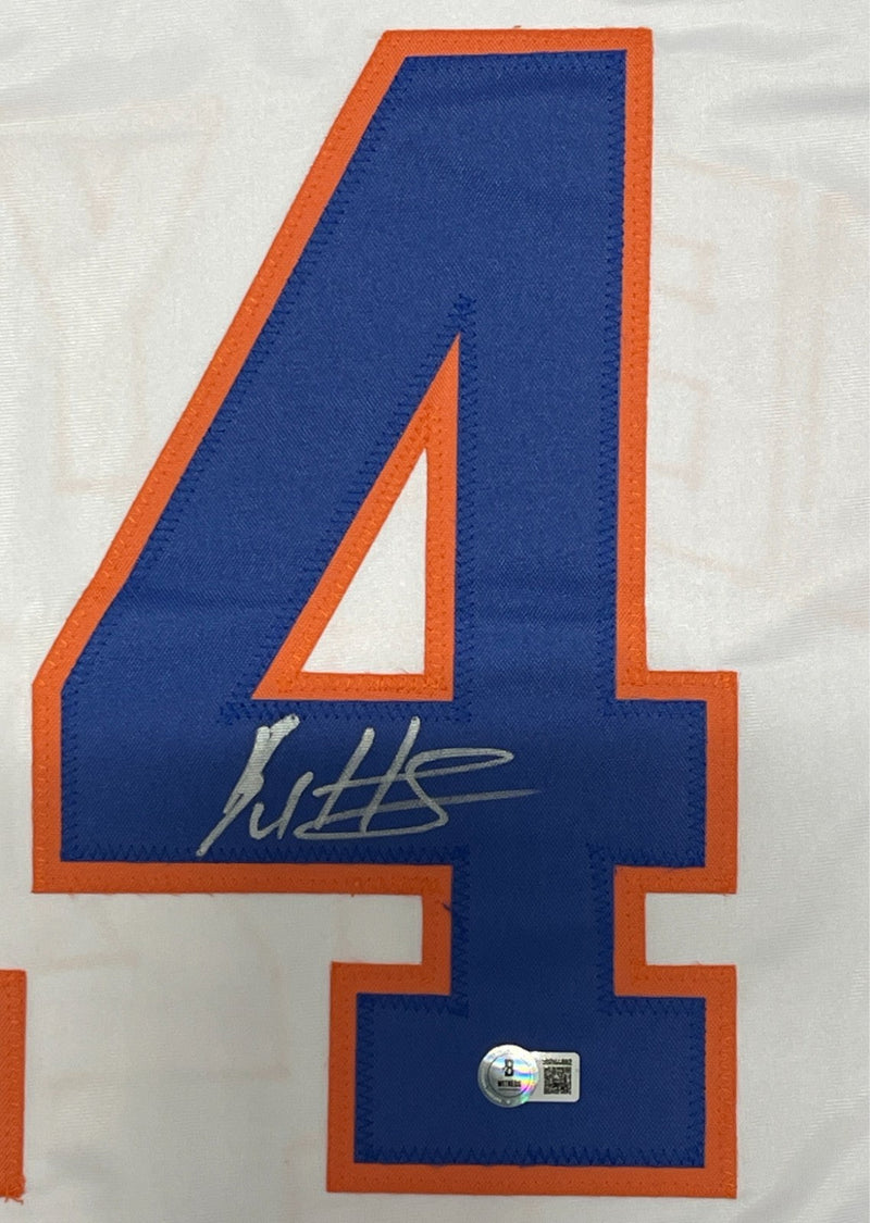 Bo Horvat Signed New York Islanders Custom Jersey Beckett Witness BAS COA