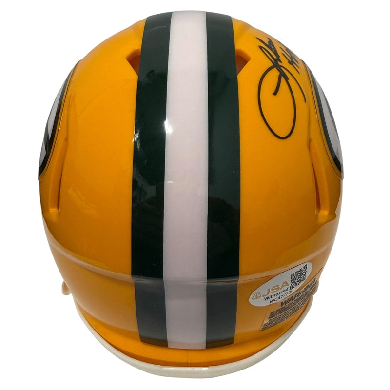 LeRoy Butler Signed Packers Speed Mini Helmet w/ HOF 22 JSA Witness COA