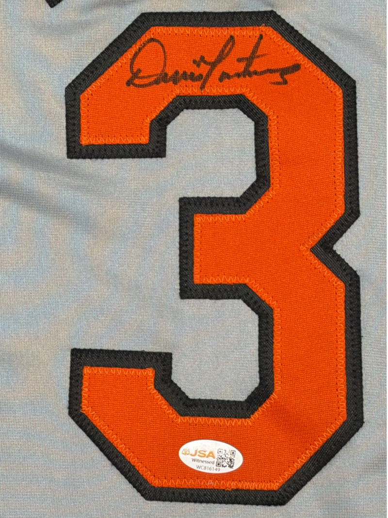 Dennis Martinez Signed Baltimore Orioles Custom Jersey JSA Witness COA