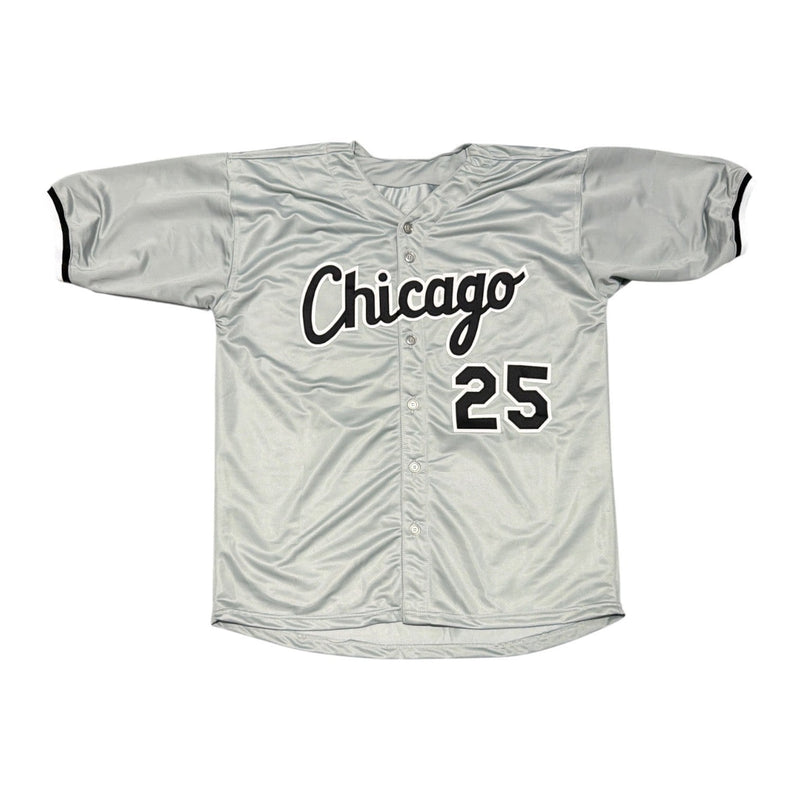 Jim Thome Signed Autographed Chicago White Sox Custom Jersey JSA Witness COA