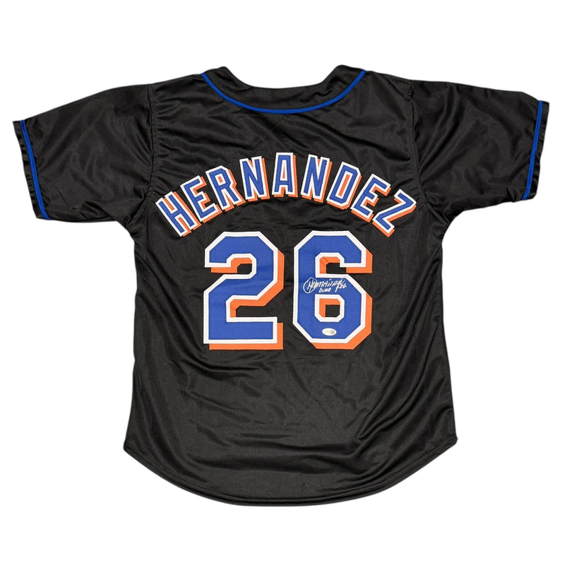 Orlando Hernandez Signed New York Mets Custom Jersey w/ Duque JSA Witness COA