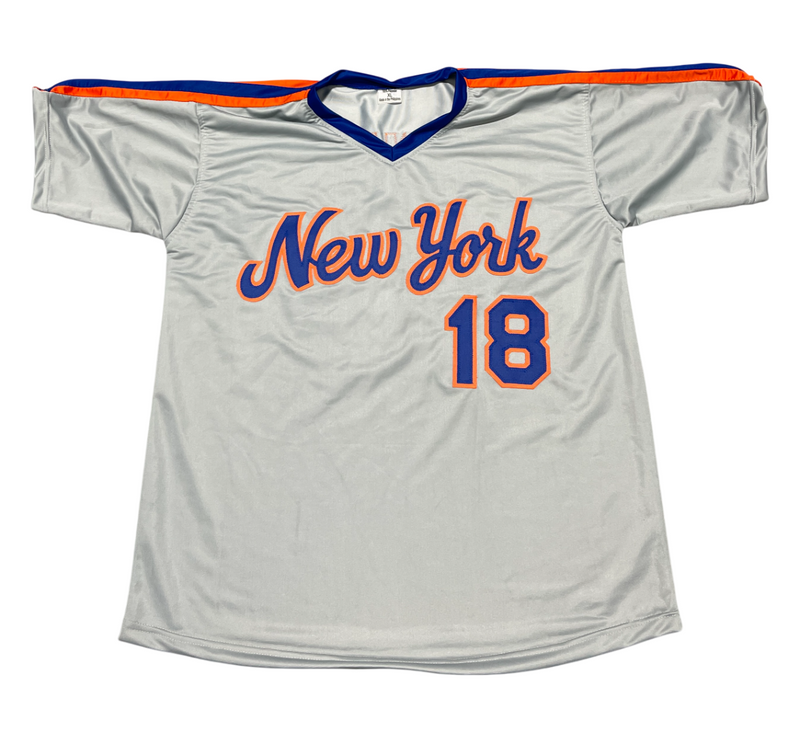 Darryl Strawberry Signed New York Mets Custom Jersey Beckett Witness BAS COA