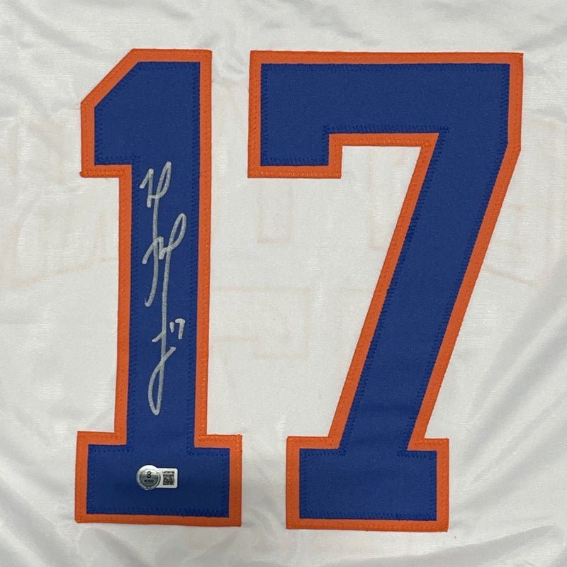 Matt Martin Signed New York Islanders Custom Jersey Beckett Witness BAS COA