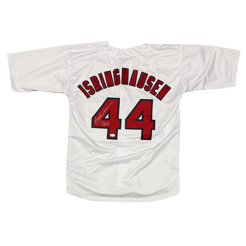 Jason Isringhausen Signed St Louis Cardinals Custom Jersey w/ 300 SV JSA Wit COA