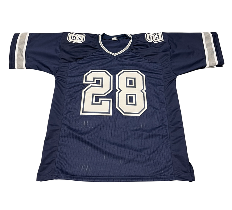 Malik Hooker Signed Dallas Cowboys Custom Jersey Beckett Witness BAS COA