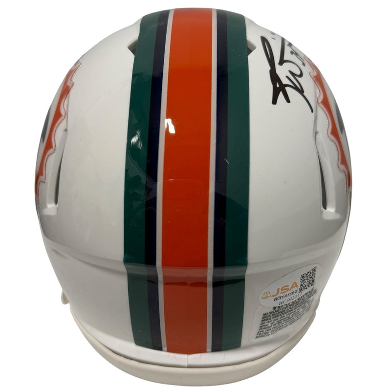 Ricky Williams Signed Autographed Miami Dolphins TB Mini Helmet JSA Witness COA