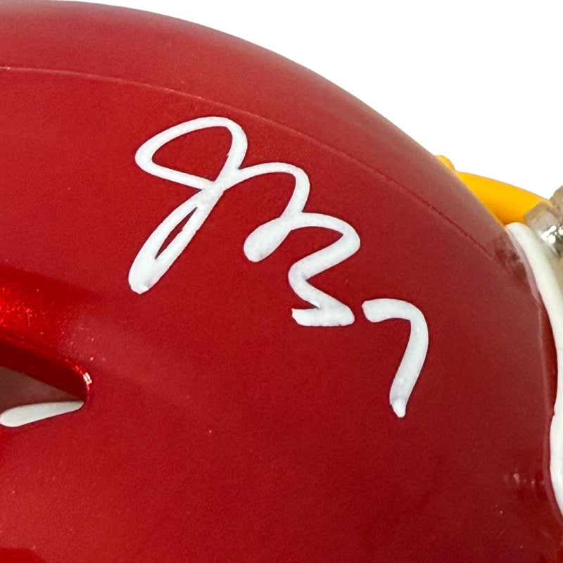 Jacoby Brissett Signed Arizona Cardinals Flash Mini Helmet JSA Witness COA