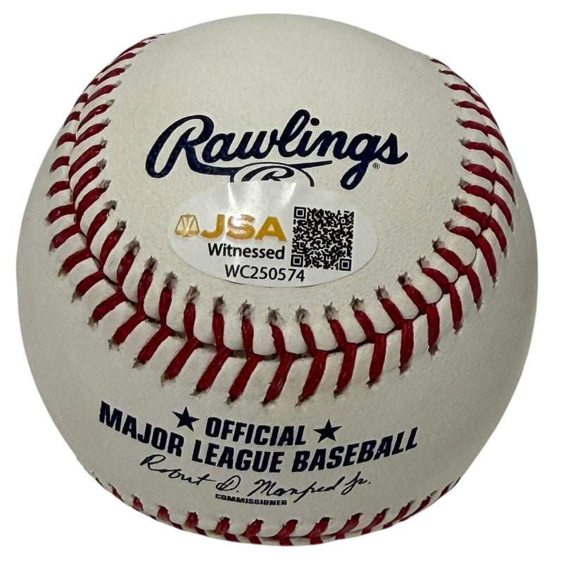 Chuck Knoblauch Signed Autographed ROMLB Baseball w/ 5 Insc. JSA Witness COA