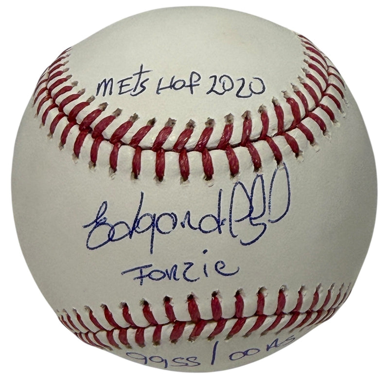 Edgardo Alfonzo Signed Autographed ROMLB Baseball w/ 4 Insc JSA Witness COA