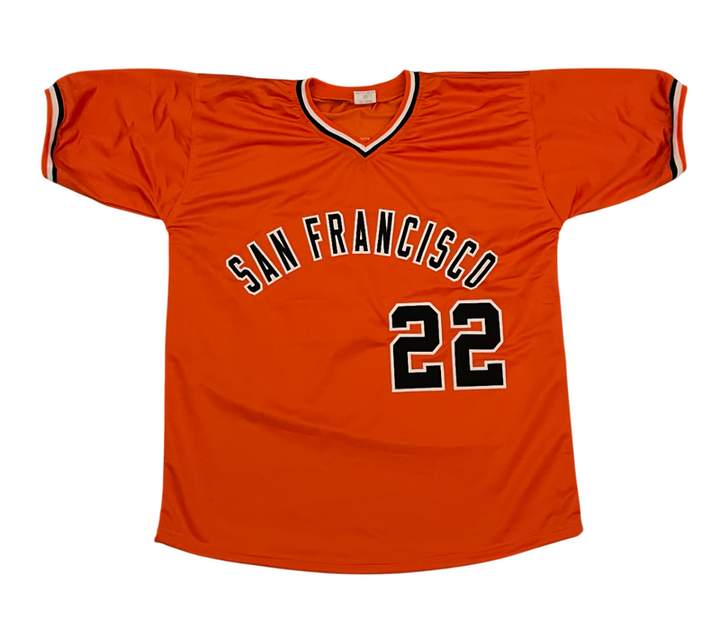 Jack Clark Signed SF Giants Custom Jersey w/ 4 Ins F**k LAD Beckett W BAS COA O