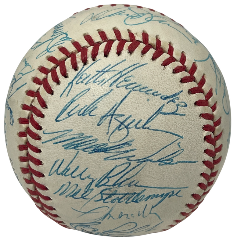 1988 New York Mets Team Signed Autograph ONL National League Baseball JSA LOA C