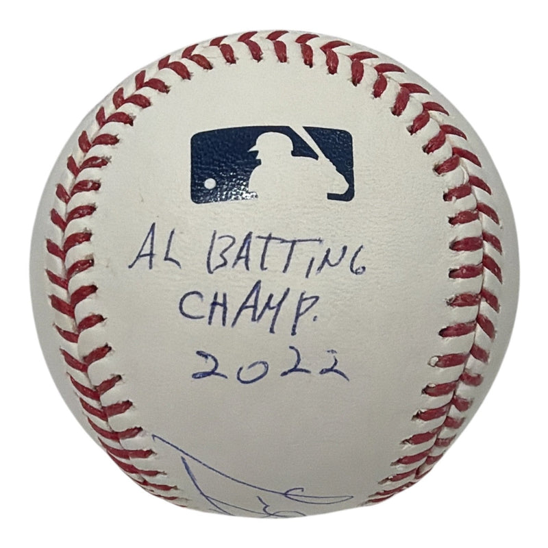 Luis Arraez Signed ROMLB Baseball w AL Batting Champ 2022 JSA COA Twins Phillies