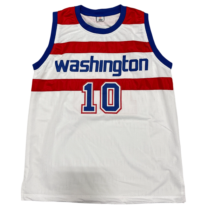 Bob Dandridge Signed Washington Bullets Custom Jersey w/ HOF 21 Beckett BAS COA