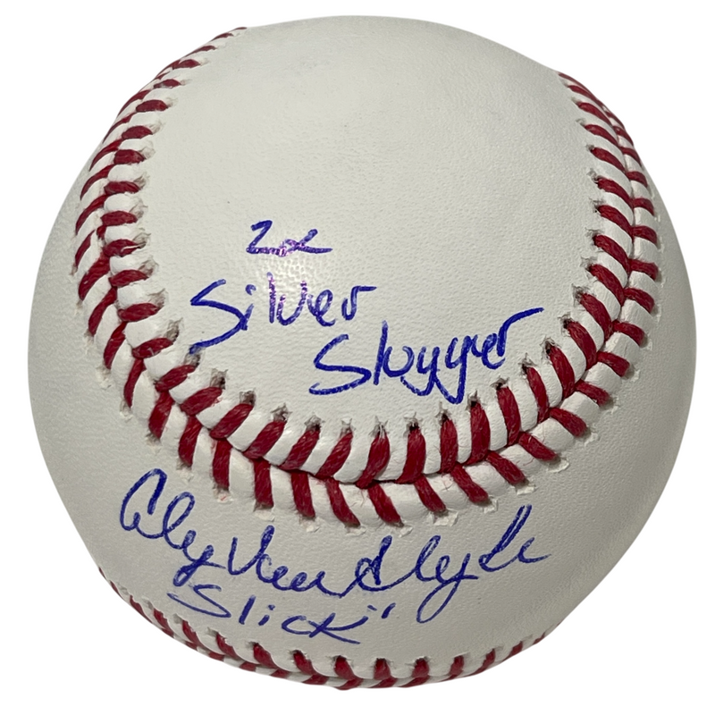 Andy Van Slyke Signed Autographed ROMLB Baseball 3x Insc Beckett Witness BAS COA
