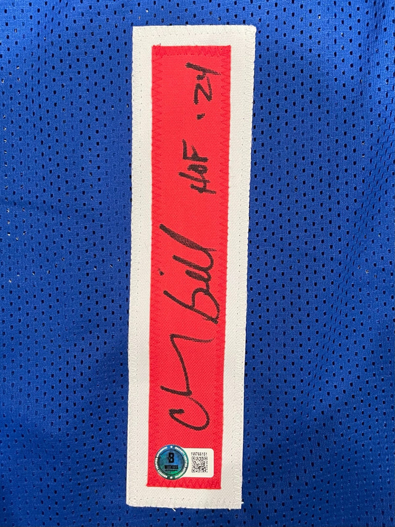 Chauncey Billups Signed Detroit Pistons Custom Jersey w HOF 24 Beckett W BAS COA