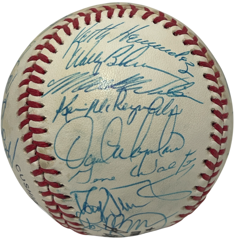 1987 New York Mets Team Signed Autographed ONL National League Baseball JSA LOA