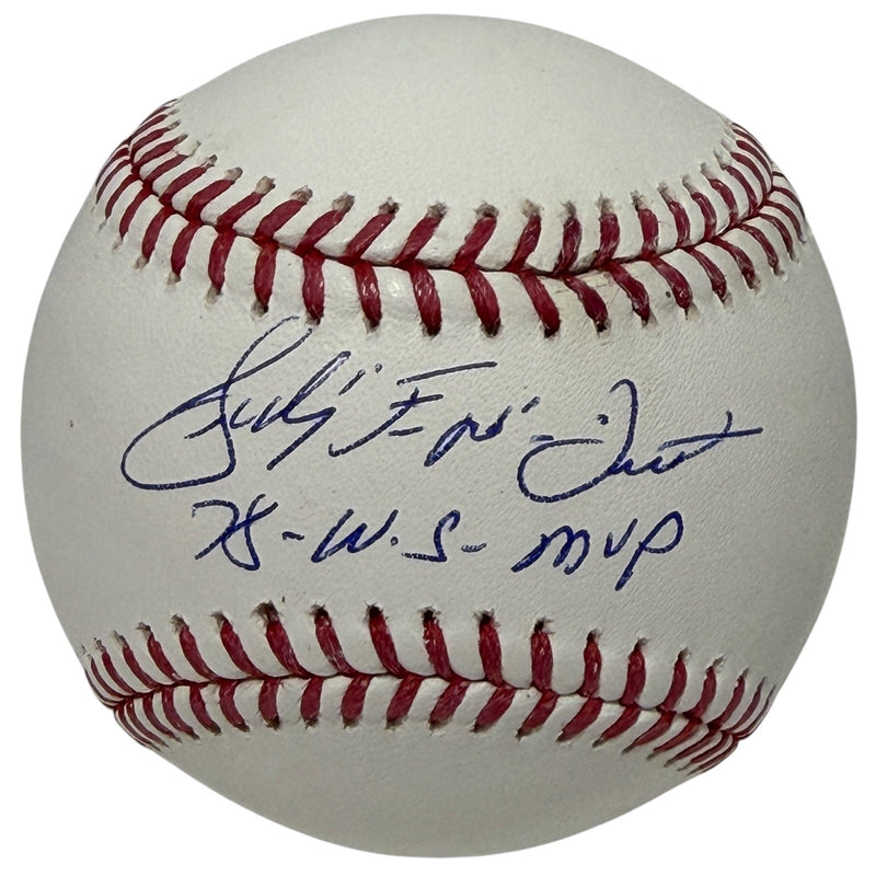 Bucky Dent Signed Autographed ROMLB Baseball w/ F'N + 78 WS MVP JSA WITNESS COA