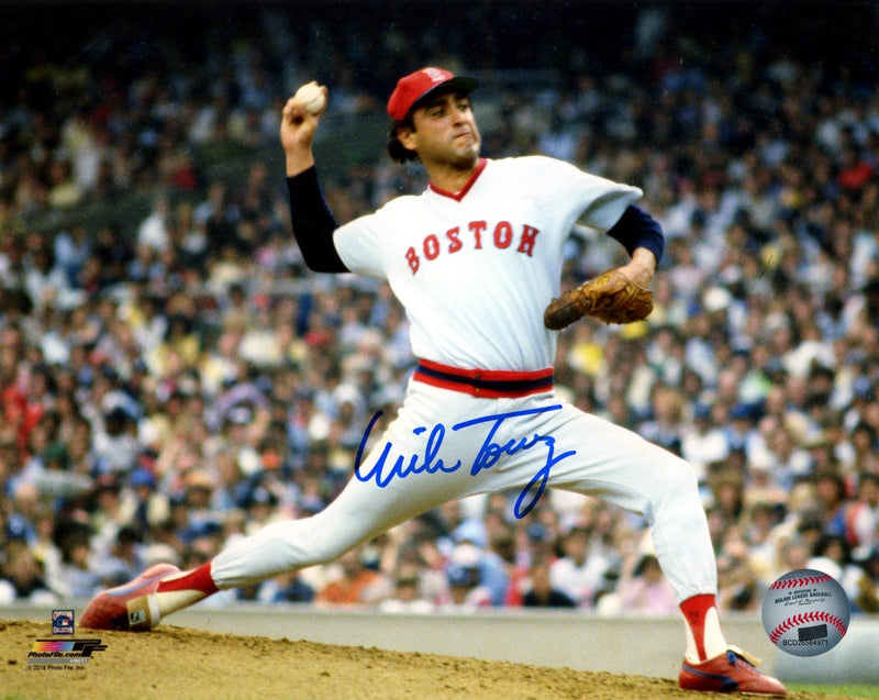 Mike Torrez Signed Autographed Boston Red Sox 8x10 Photo File LSCM COA #1