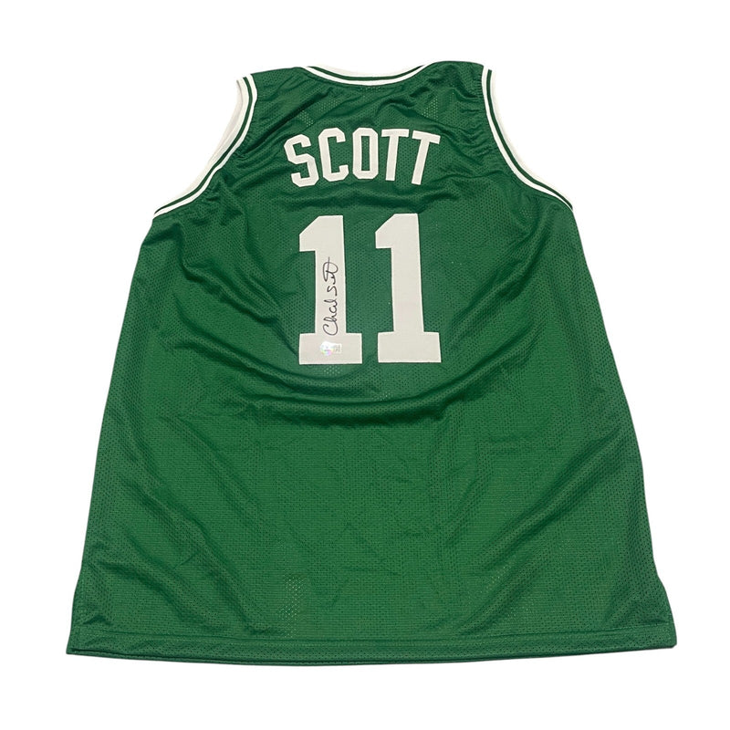 Charlie Scott Signed Boston Celtics Custom Jersey Beckett Witness BAS COA
