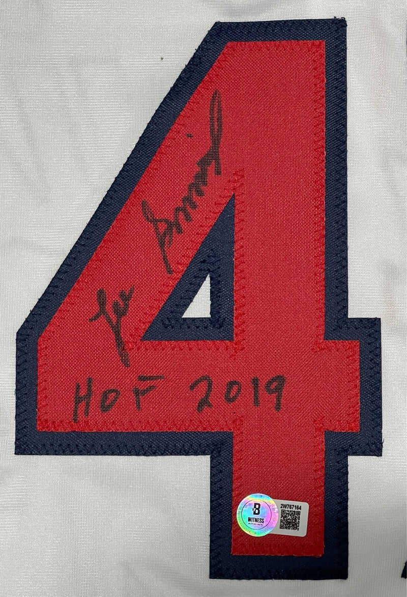 Lee Smith Signed St. Louis Cardinals Custom Jersey w/HOF 2019 Beckett W BAS COA