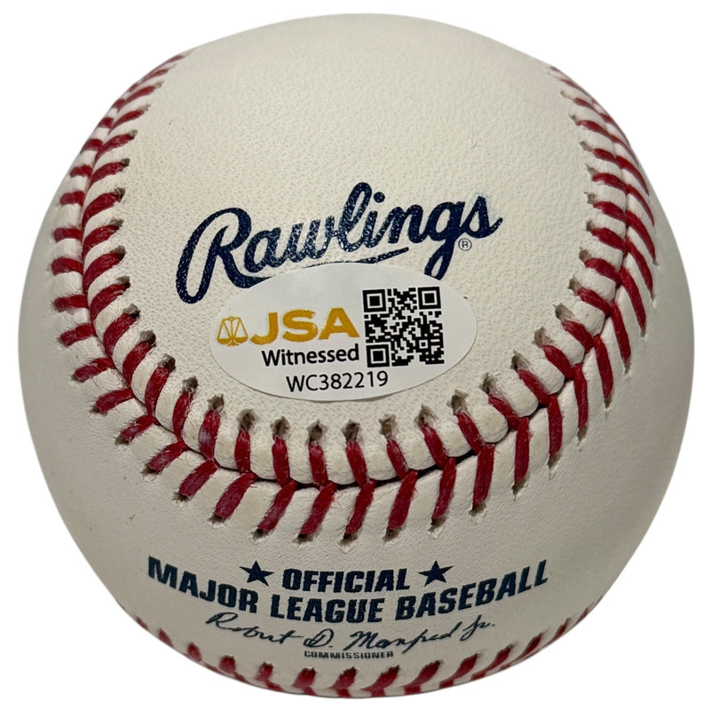 John Franco Signed Autographed ROMLB Baseball JSA Witness COA New York Mets